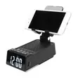 4-in-1 Foldable Phone Stand with Bluetooth Speaker & Clock - 1