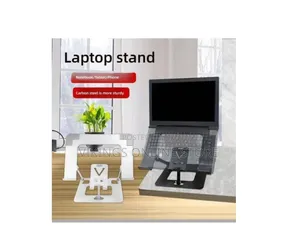 Foldable Carbon Steel Laptop and Phone Stand