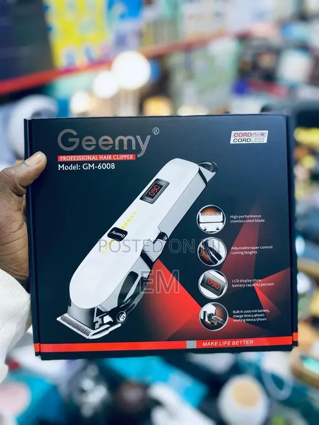 Geemy GM-6008 Professional Hair Clipper - 1