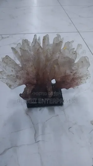 Faux Coral Fan Sculpture