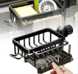 Faucet-Mounted Kitchen Sink Caddy and Sponge Organizer - Multicolor - 2