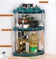 Two-Tier Rotating Kitchen and Pantry Organizer Rack - Multicolor - 1
