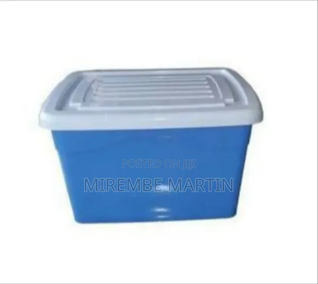 Multi-Purpose Plastic Storage Box With Secure Lid - 1