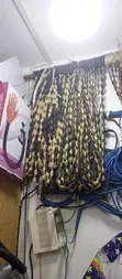 Stylish Restaurant & Saloon Cloth Curtain - 1
