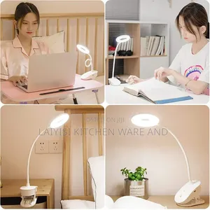 Rechargeable USB Clip Desk Lamp with 3 Light Modes