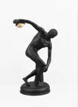 Black Resin Discobolus Figurine - Home Decor - 1