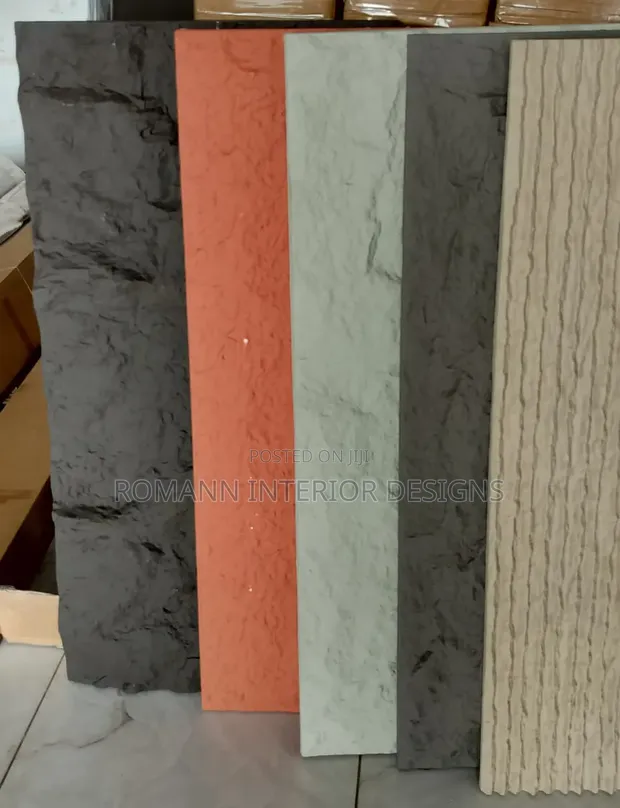 PU Stone Panels for Wall & TV Unit Design - 1