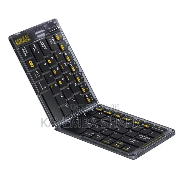 Ultra-Thin Folding Wireless Bluetooth Keyboard - 1