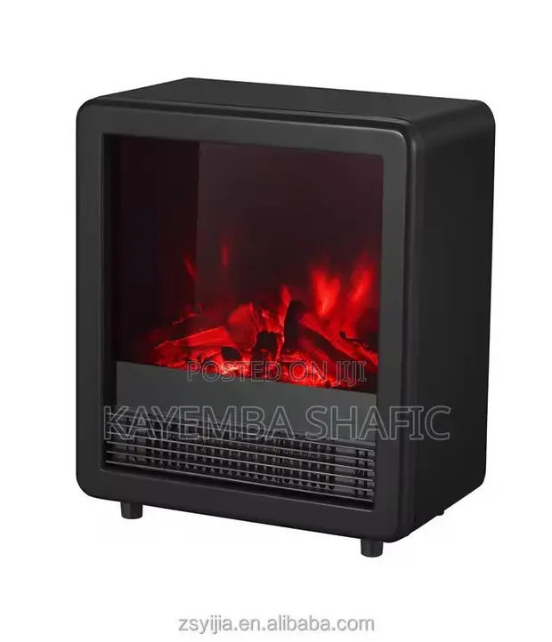 Yika Mini Freestanding Electric Fireplace Space Heater - 1