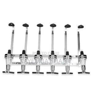 6 Bottle Wall Mounted Liquor Dispenser Bar Butler