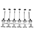 6 Bottle Wall Mounted Liquor Dispenser Bar Butler - 1