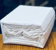 White Cozy Fitted Bedsheets with Floral Design - 2