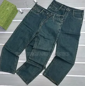 Double Printed Baggy Jeans