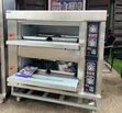 2 Deck 4-Tray Electric Commercial Bakery Deck Oven - 1