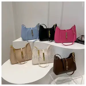 Shoulder Bag - Faux Leather, Waterproof
