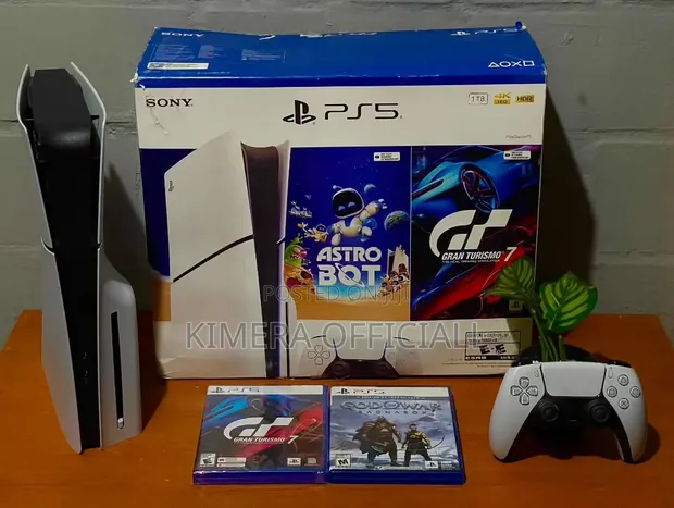 Brand New PS5 Slim Disc Version with 2-Year Warranty - 1
