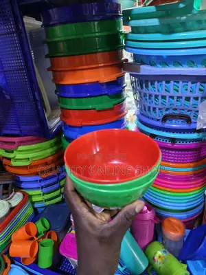 Plastic Serving Bowls - 12 Piece Set