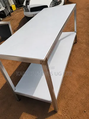 Heavy Duty 2-Tier Stainless Steel Working Table