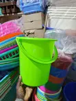 10 Litre Plastic Bucket with Lid and Handle - 1