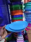 Plastic Dinner Plates - 12 Piece Set - 1