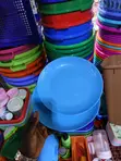 Plastic Dinner Plates - 12 Piece Set - 2