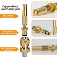Solid Brass Water Spray Nozzle for Hose Pipe - 1