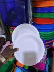 GE Waved Edge Plastic Plates - 12pcs - 1