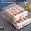 Stackable Refrigerator Egg Dispenser with Drawers - 1