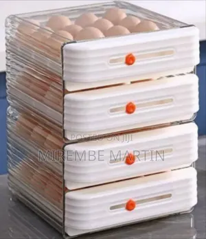 Stackable Refrigerator Egg Dispenser with Drawers