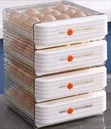 Stackable Refrigerator Egg Dispenser with Drawers - 2