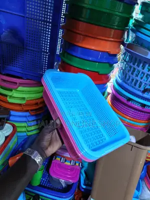 Plastic Kitchen Basket Holder
