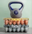 Sealed Clear Egg Storage Container for Refrigerator - 1