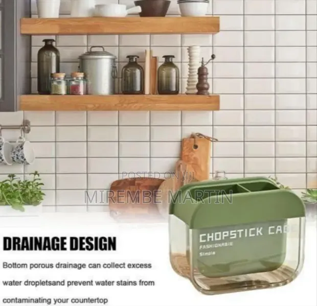 Stylish Cutlery & Chopstick Holder / Storage Case - 1