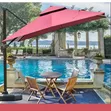 Outdoor Garden Umbrella - Red - 1