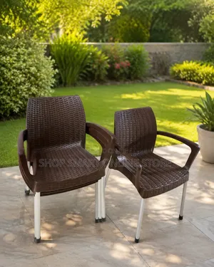 Heavy Duty Armrest Plastic Chairs - Brand New