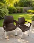 Heavy Duty Armrest Plastic Chairs - Brand New - 1