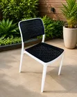 Brand New Heavy Duty Stackable Plastic Dining Chairs - 2