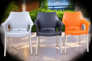 Turkish Plastic Chairs with Armrests