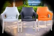Turkish Plastic Chairs with Armrests - 1