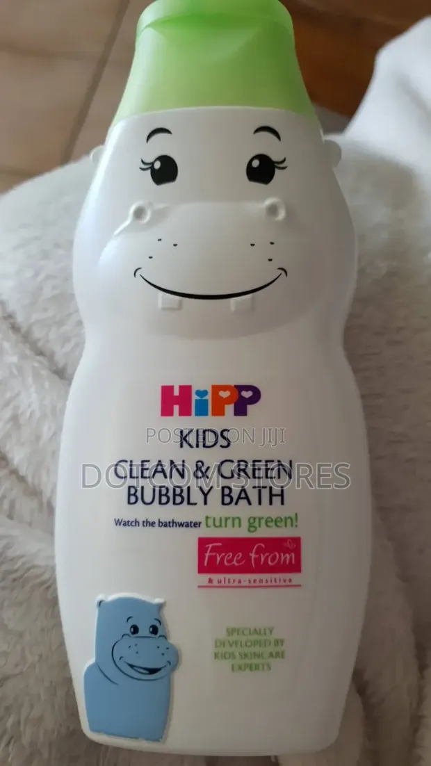 HiPP Kids Clean & Green Bubbly Bath Hippopotamus 300ml - 1