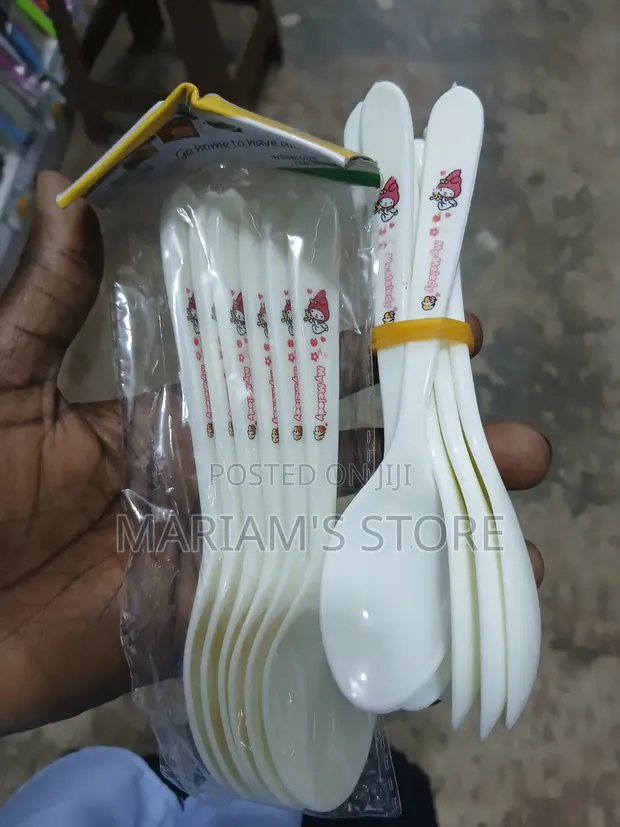 Durable White Plastic Spoons (Wholesale & Retail) - 1