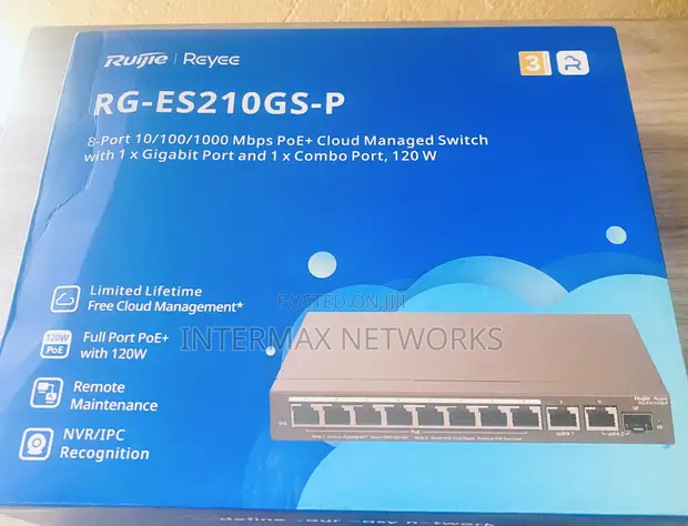 Ruijie Cloud Managed PoE Switch RG-ES2120GS-P - 1