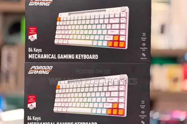 Porodo Gaming 84-Key Mechanical Keyboard - 1