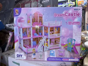 DreamCastle DIY Princess Dollhouse Playset - 143 PCS