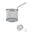 Set of Six Stainless Steel Mini Frying/Serving Baskets - 2