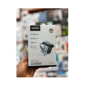 UGREEN Nexode Pro 65W GaN Fast Charger with Retractable Cable