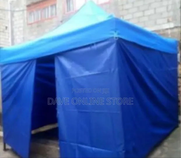 3x3 Meter Blue Pop-Up Gazebo Canopy Tent - 1