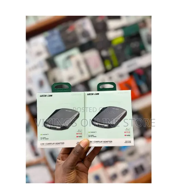 Green Lion 2-in-1 CarPlay Adapter (Android 14) - 1