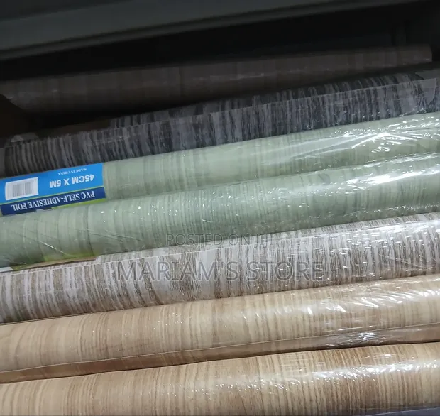 PVC Wood Grain & Texture Wallpaper 45cm x 5m - 1