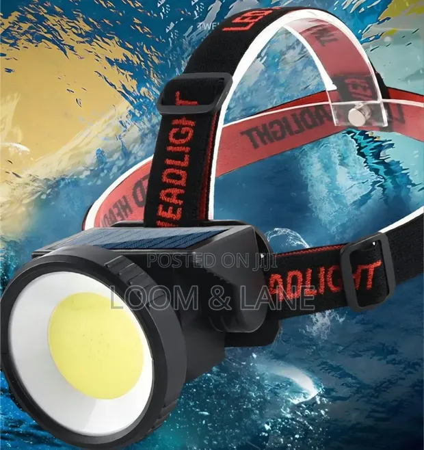 Solar Powered LED Headlamp - 1